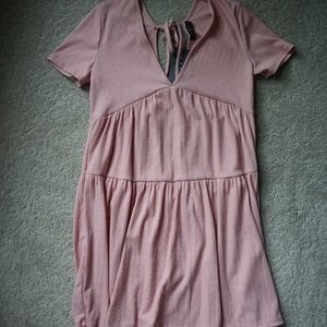 Pink Saints Short Sleeve Dress